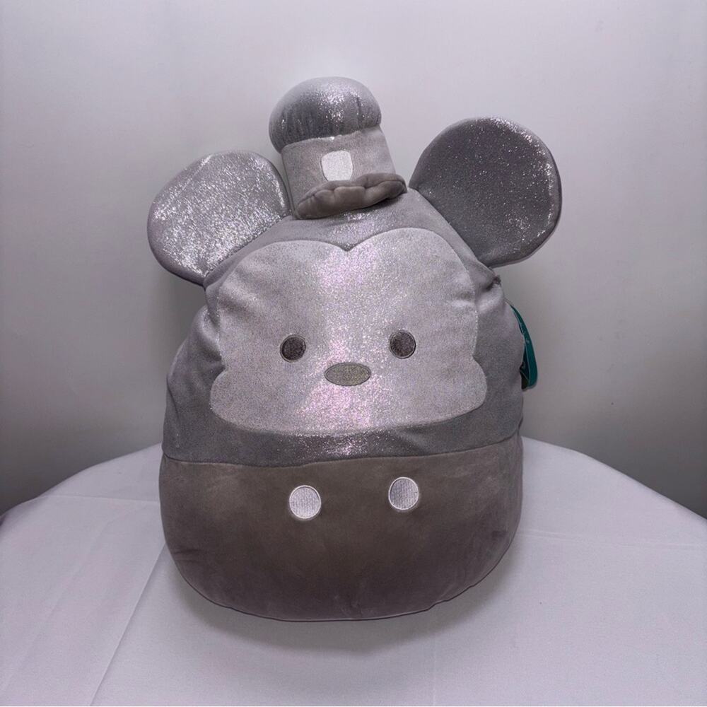 Squishmallows Disney 100 Steamboat Willie Mickey Plush